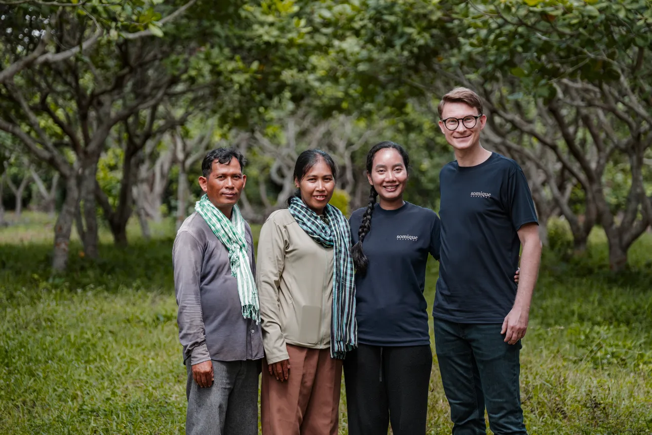 Somique team with farmers